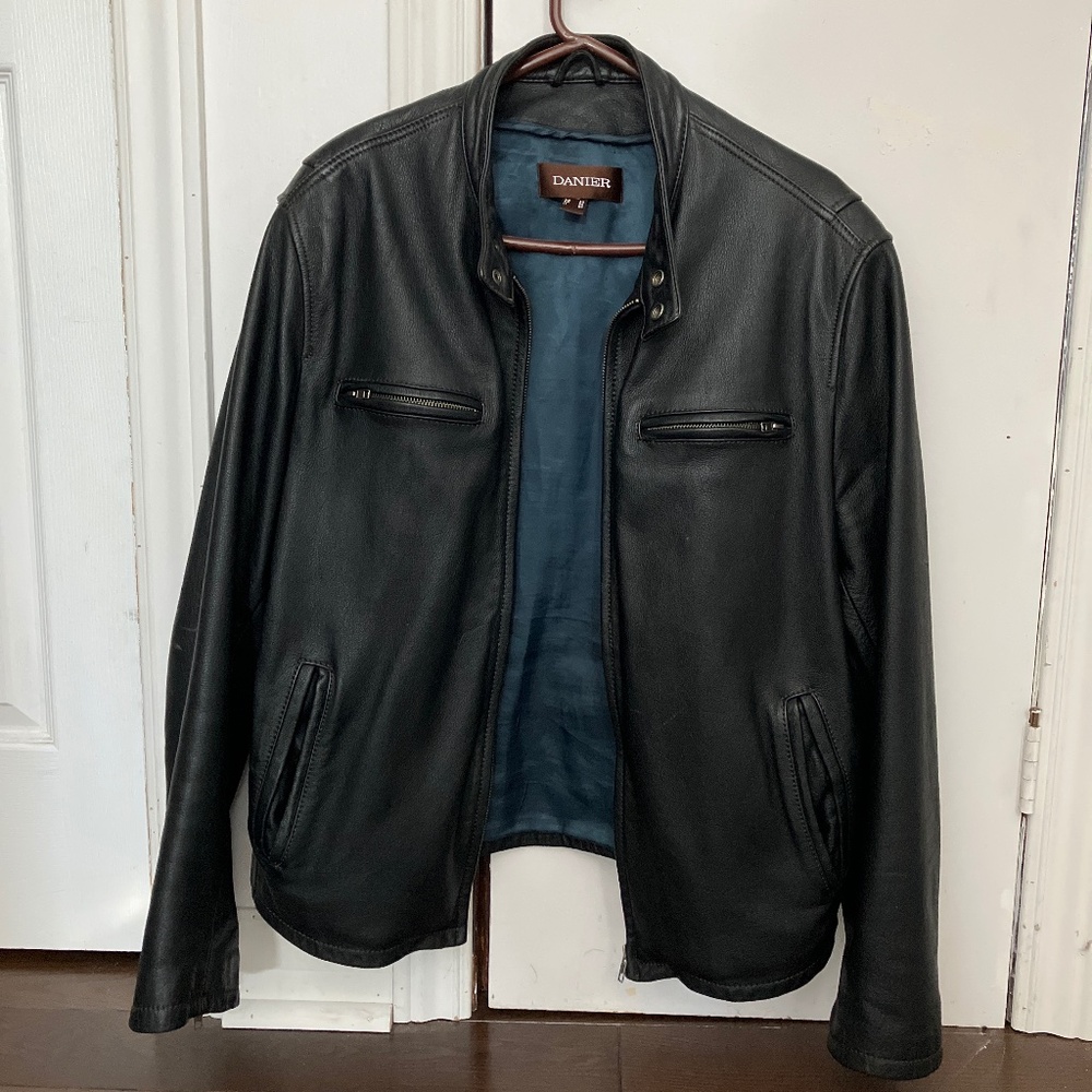 Danier Black Leather Jacket